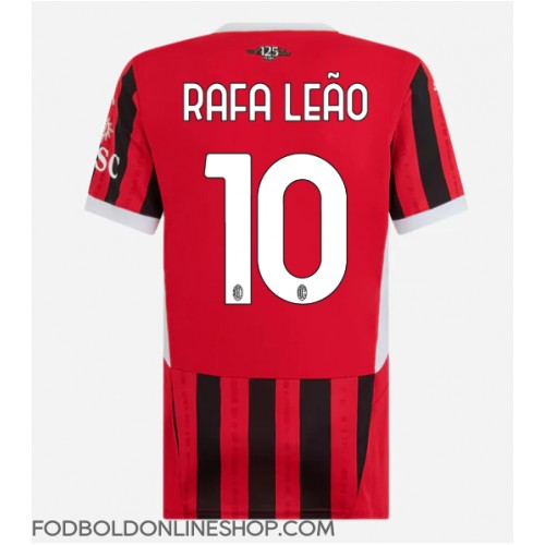 AC Milan Rafael Leao #10 Hjemmebanetrøje Dame 2024-25 Kortærmet